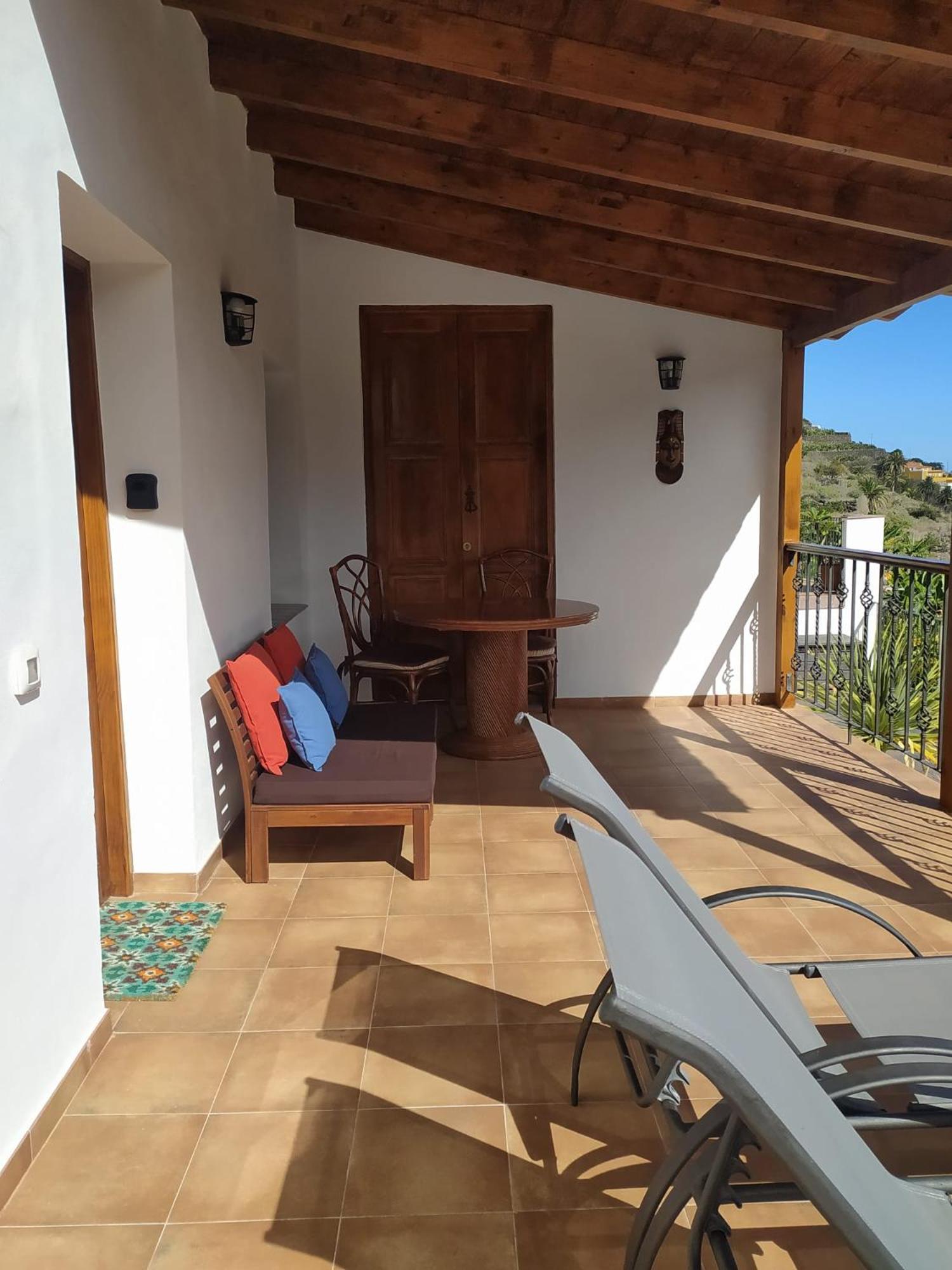 Casa La Sabina Roja 1 - Casa Con Impresionantes Vistas Sobre Hermigua Y El Mar Exterior foto